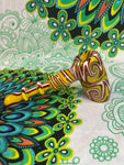 7" Wig-Wag Multicolored Hammer Bubbler