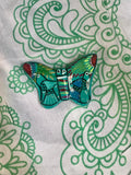1x3" Handmade/Handpainted Butterfly Fridge Magnet
