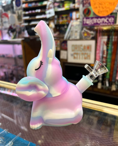 6" Silicone Elephant Waterpipe