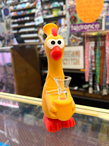 6" Silicone Rubber Chicken Waterpipe