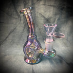 5" Donut Mini Waterpipe (Comes with quartz banger not slide)