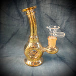 5" Donut Mini Waterpipe (Comes with quartz banger not slide)