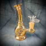 5" Donut Mini Waterpipe (Comes with quartz banger not slide)