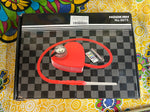 8x7 Modern Heart Shaped Portable Acrylic Black Hookah