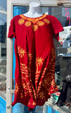Free Size Lightweight Indian Dress w/Fairy Sleeves