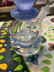 7" Rock Glass Bulb Bottom w/Single Perc Waterpipe