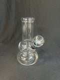 5" Mini Clear Hourglass Waterpipe