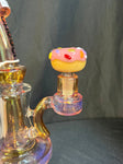 14MM Male Pink/Sprinkles Donut Slide-By KGB Glass