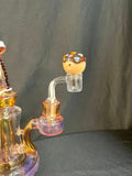 1.5" Donut Bubble Carb Cap-By KGB Glass