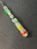 7" Rasta Fumed Nectar Collector
