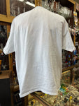 Don Martin Adult T-Shirt-2xl center mandala blues/gray on white