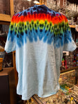Don Martin Adult T-Shirt-2xl center mandala rainbow on light blue