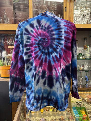 Don Martin Adult T-Shirt-2xl spiral blues/gray/purple