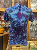 Don Martin Adult T-Shirt-trippy steal your face on magenta/blues crinkle