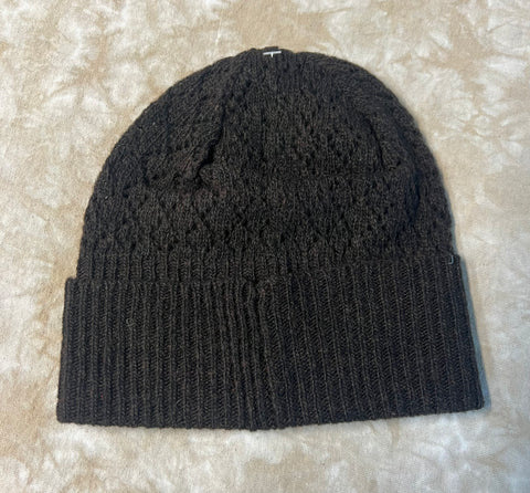 Brown knitted beanie assorted style.