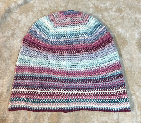 Knitted multicolor hat