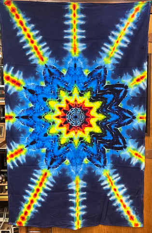 44"x66" Tie-Dye Tapestry/Curtain by Don Martin