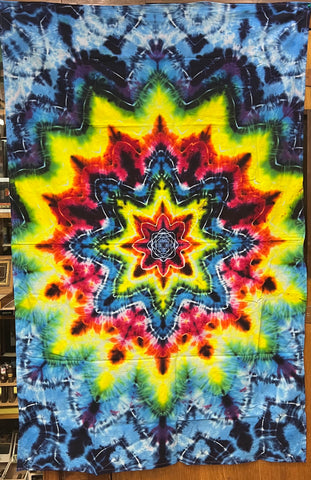 44"x67" Tie-Dye Tapestry/Curtain by Don Martin