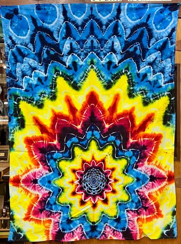 45"x58" Tie-Dye Tapestry/Curtain by Don Martin