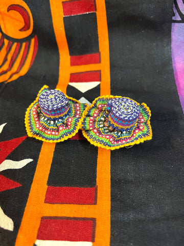 4" double sombrero hair clip-handmade in mexico