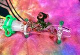 6.5" 14mm Glass Nectar Collector w/ Frog by Sara Mac