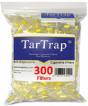 TarTrap 300-Pack Premium Cigarette Filters | Fits Regular & King Size | Easy-to-Use, Enhanced Filtering | Includes Travel Case
