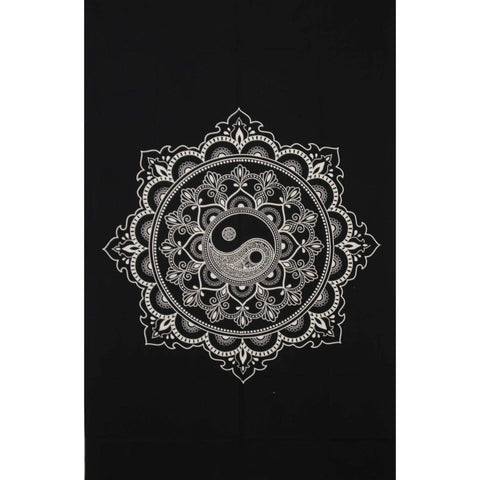 Yin Yang Mandala Tapestry