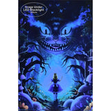 Alice in Wonderland Non-Flocked Blacklight Poster 24" X 36"