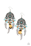 *Paparazzi Accessories* Desert Plains Blue Earrings