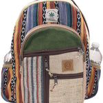 Natural Handmade Large Multi Pocket Hemp Nepal Backpack