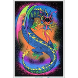 Fire Dragon Black Light Poster - 23" X 35"