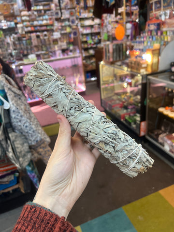 8"-9" California white sage wand