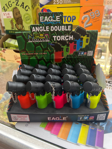 Eagle angle double neon torch