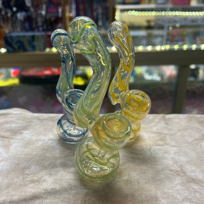 4"-5" Silver Fumed Bubbler