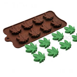 PJ BOLD  Leaf Silicone Candy Molds, 3pk