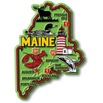 Maine Colorful State Magnet Collectible Made in the USA
