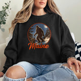 Maine Bigfoot Ski Adult Sweatshirt-Unisex Sizes S to 2xl