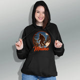Maine Bigfoot Ski Adult Hoodie-Unisex Sizes S to 2xl