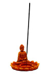 Orange Buddha Incense Burner