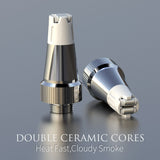 5PCS Seahorse Coil Ⅱ Replacement - Double Ceramic Rod Coils