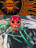 3.5" Red Multi-Color Televara Skull Made in Mexico