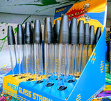 5” Rock Glass Pyrex Glass Straw