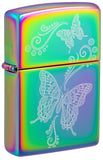 Zippo Butterfly Design Multi-Color       Windproof Lighter