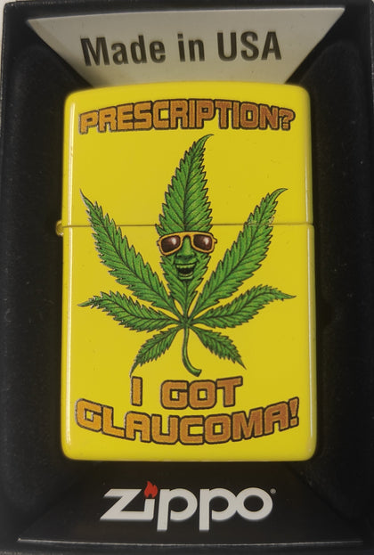 Zippo Lighter | Prescription? I got Glucoma!