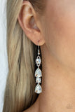 Raise Your Glass to Glamorous - White -Paparazzi Earring