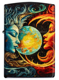 Zippo Sun and Moon 540 Tumbled Brass   Windproof Lighter