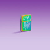 Zippo Butterfly Design Multi-Color       Windproof Lighter
