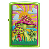 Zippo Spotted Mushrooms Design Lurid Windproof Lighter