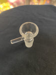 18mm Male Clear Martini Glass Slide w/ Handle