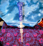 Nectar I/O Straw with 10MM Tip-Blue/White Swirl-V1037N